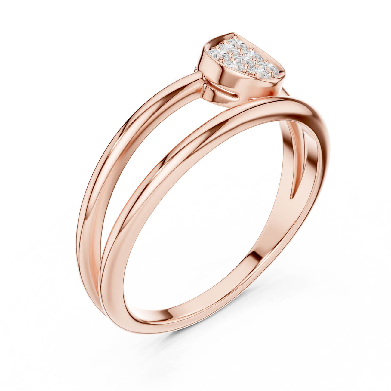 .14 Ct. Pear-Shaped Diamond Cluster Ring (SBWR(63)) 10