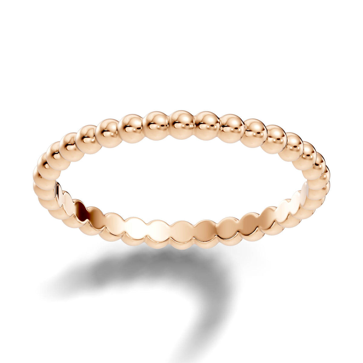 Spheres Eternity Ring with High-Polish Beaded Design (SE1) 15