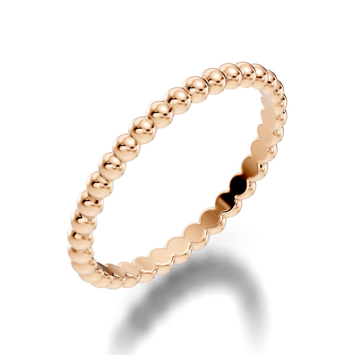 Spheres Eternity Ring with High-Polish Beaded Design (SE1) 4