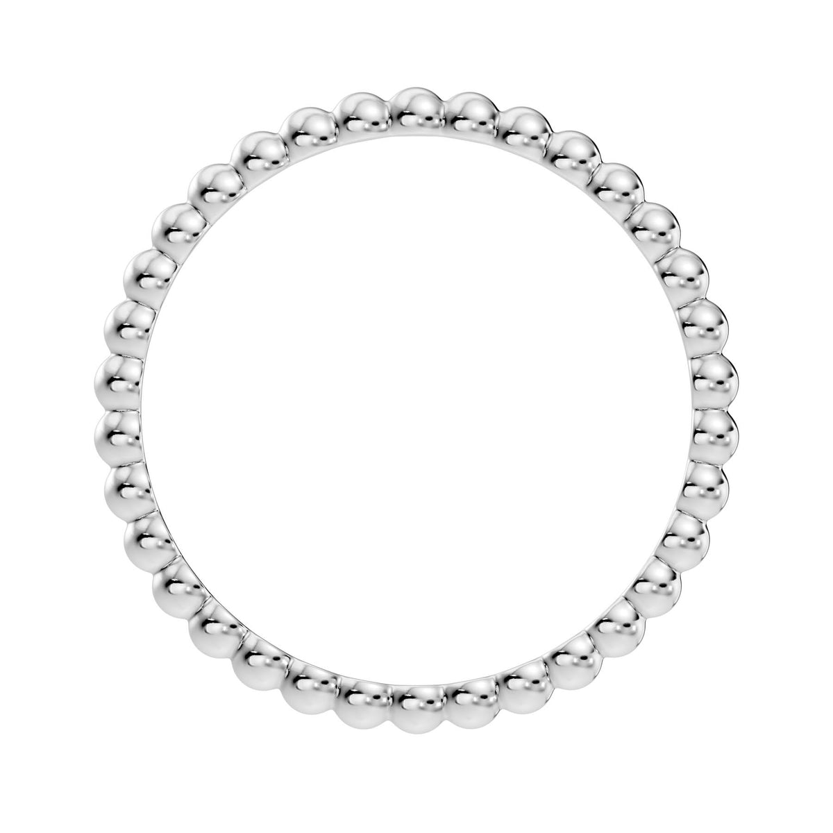 Spheres Eternity Ring with High-Polish Beaded Design (SE1) 8