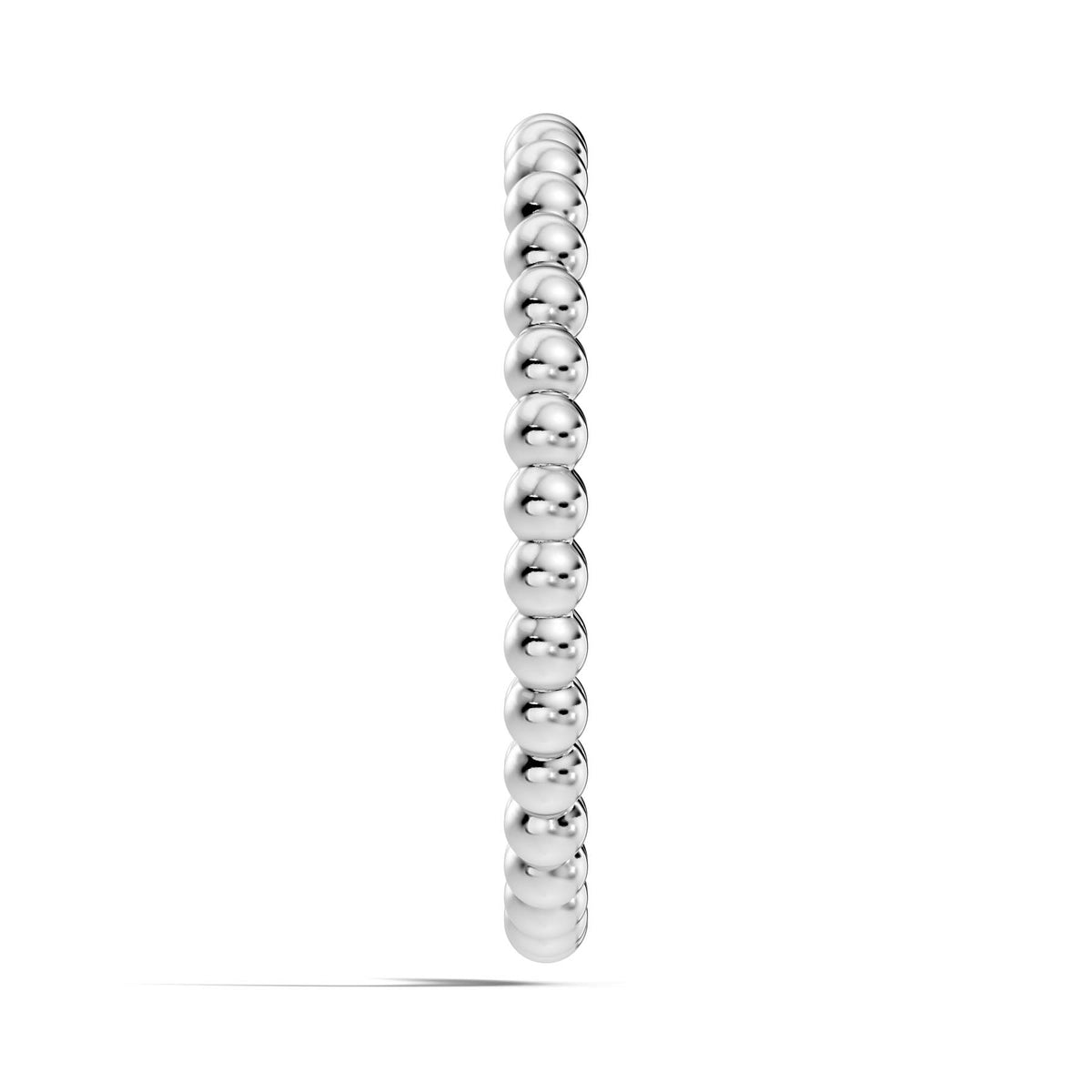 Spheres Eternity Ring with High-Polish Beaded Design (SE1) 7
