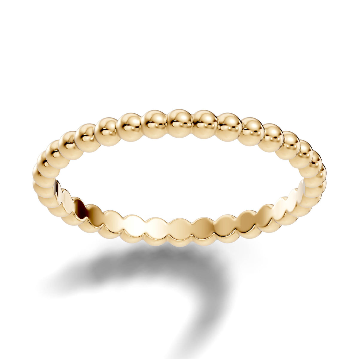 Spheres Eternity Ring with High-Polish Beaded Design (SE1) 1