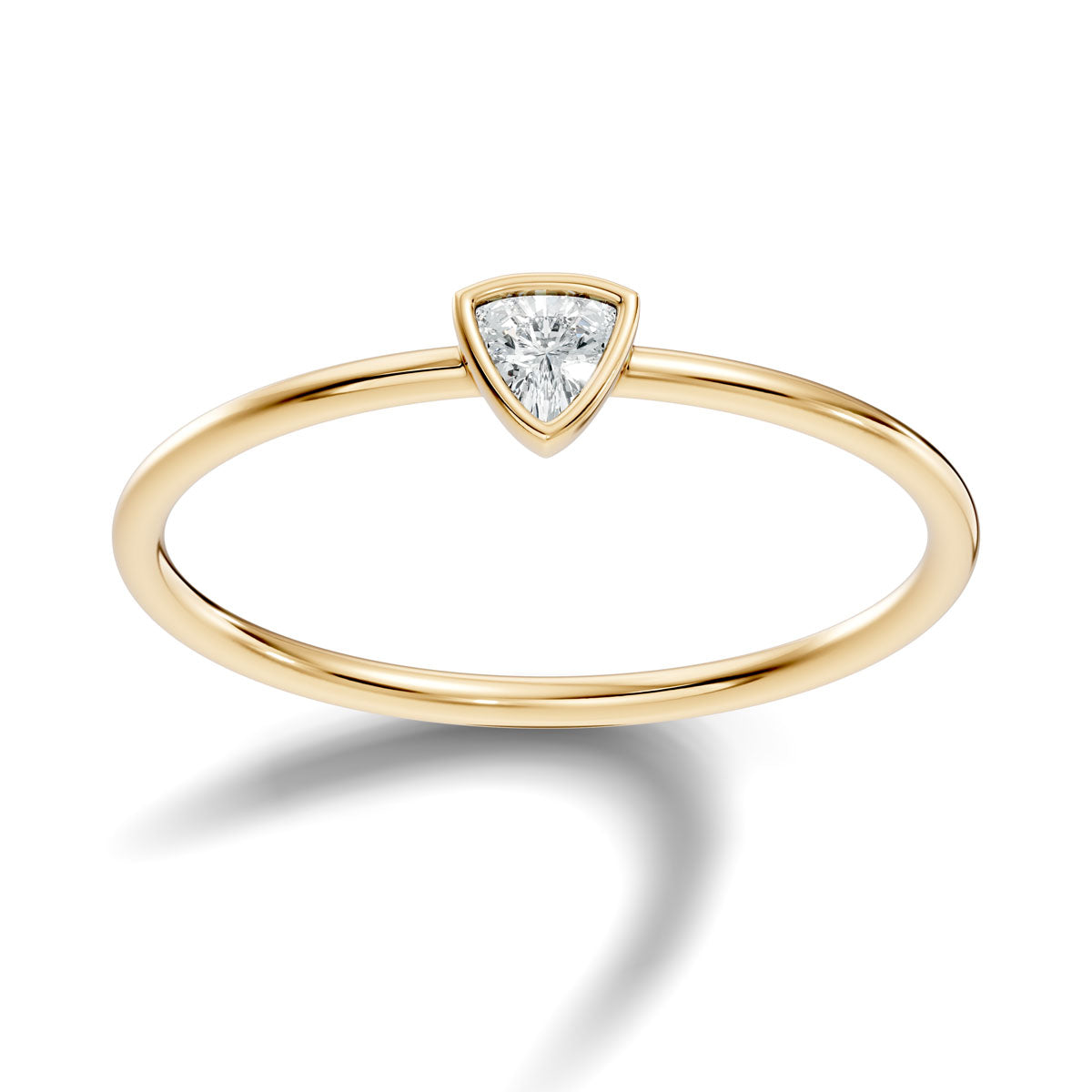 .10 Ct. Trillion Diamond Bezel Solitaire Ring (4-30204514107458) 4