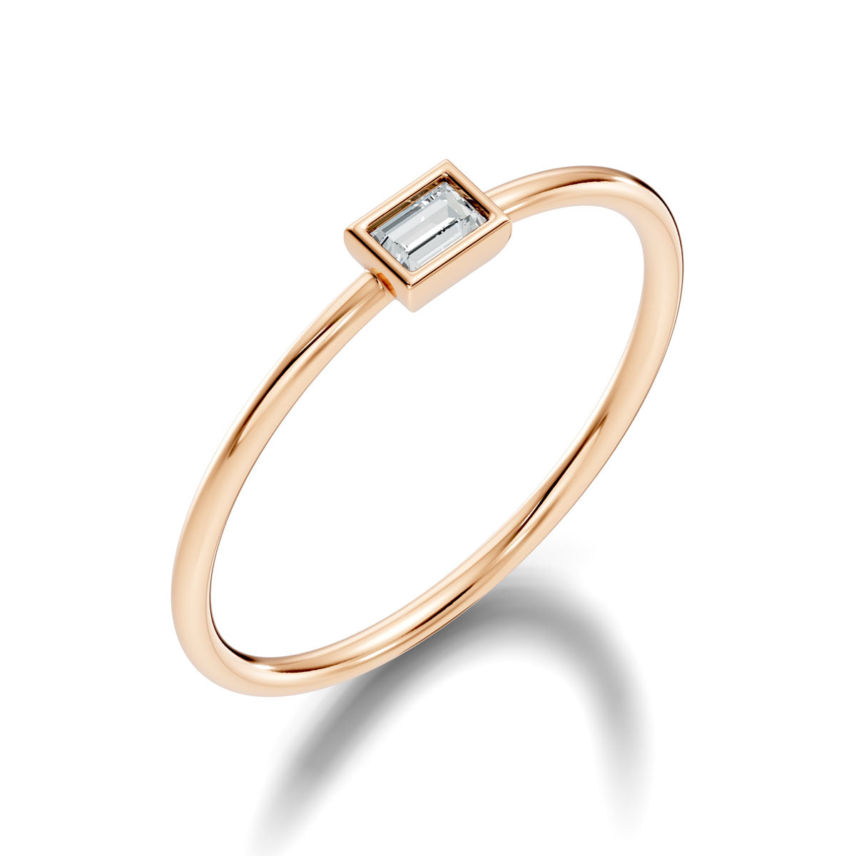 .10 Ct. Baguette Diamond Solitaire Bezel Ring (5-30203716698178) 15