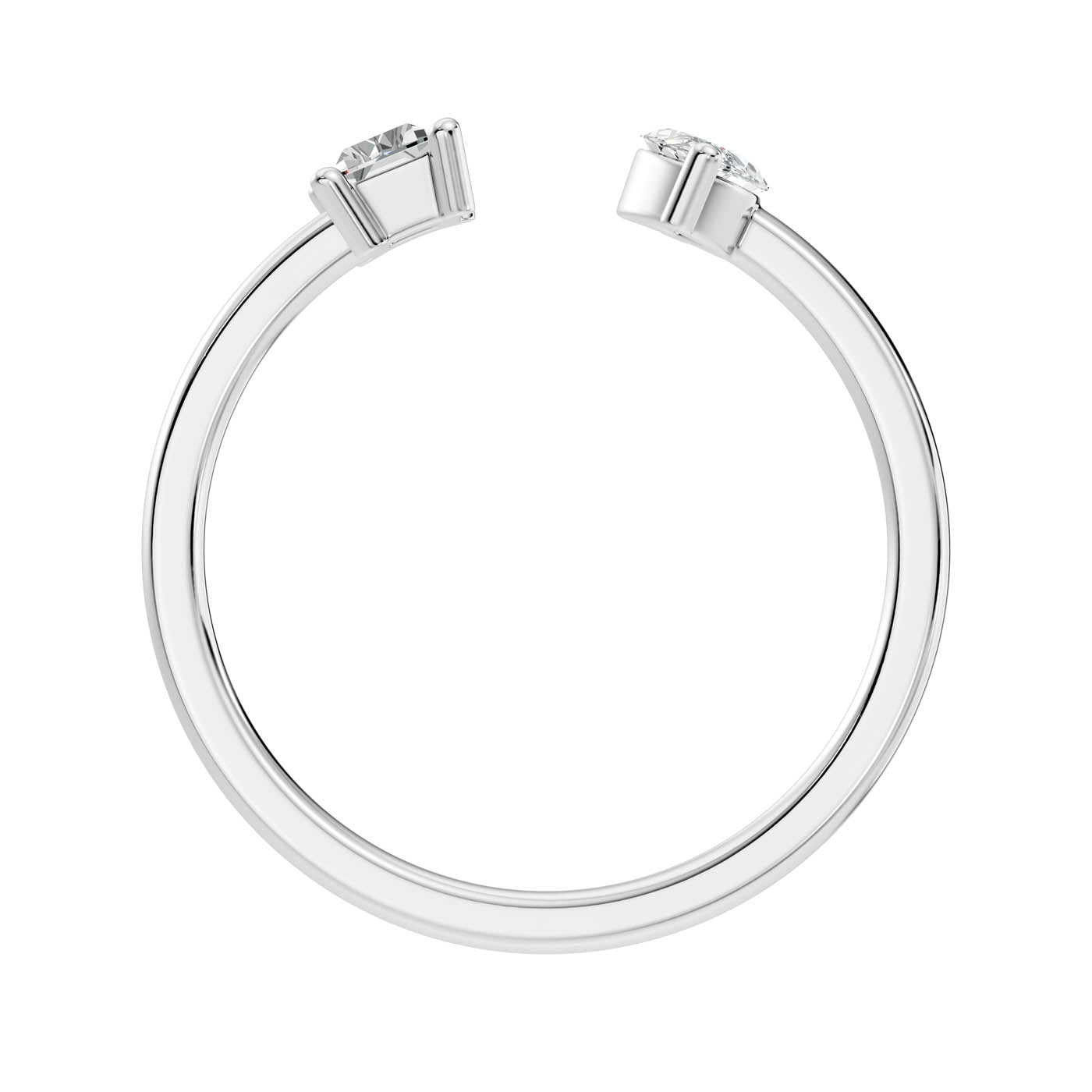 .50 Ct. Baguette and Marquise Diamond Open Ring (9-32954040123485) 11