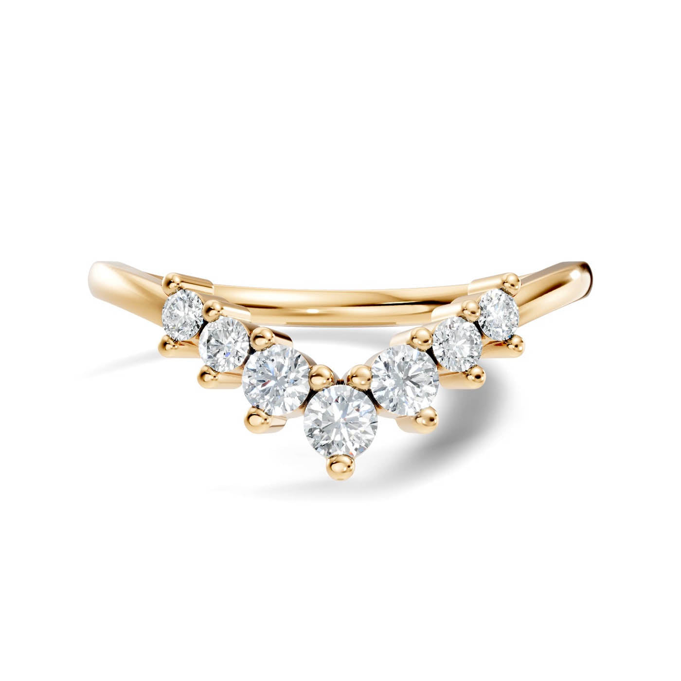 .25 Ct. Chevron Diamond V Band Ring (13-41078833512541) 3