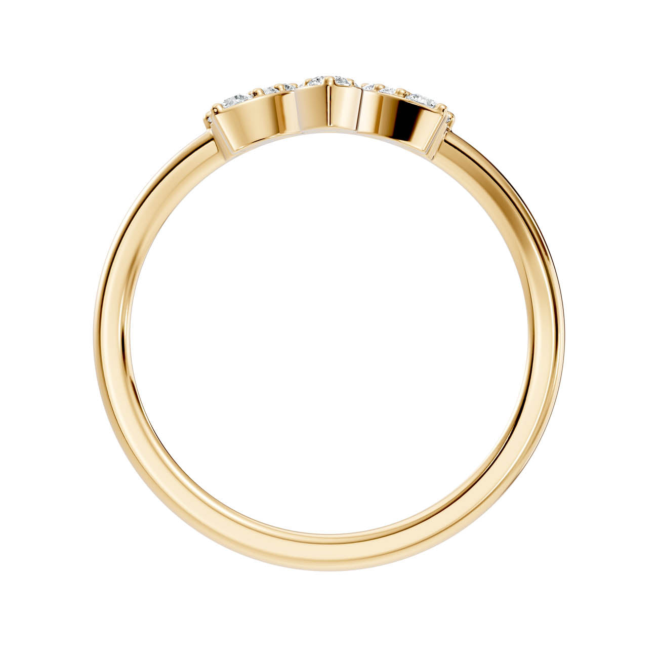 .25 Ct. Round Diamond Cluster Ring with Nature-Inspired Design (14-41078789996637) 14