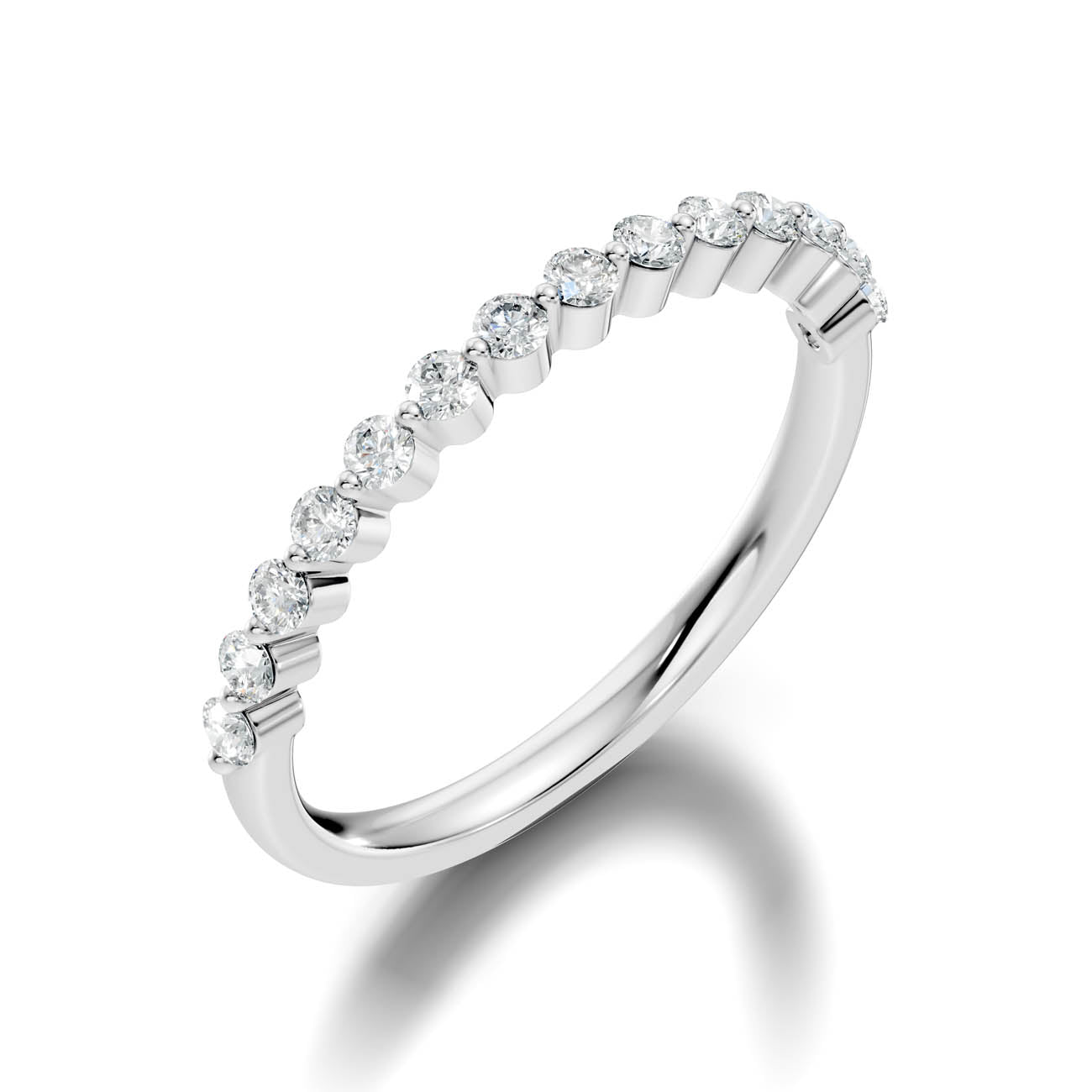 .28 Ct. Round Diamond Half Eternity Band (15-40138240426077) 13