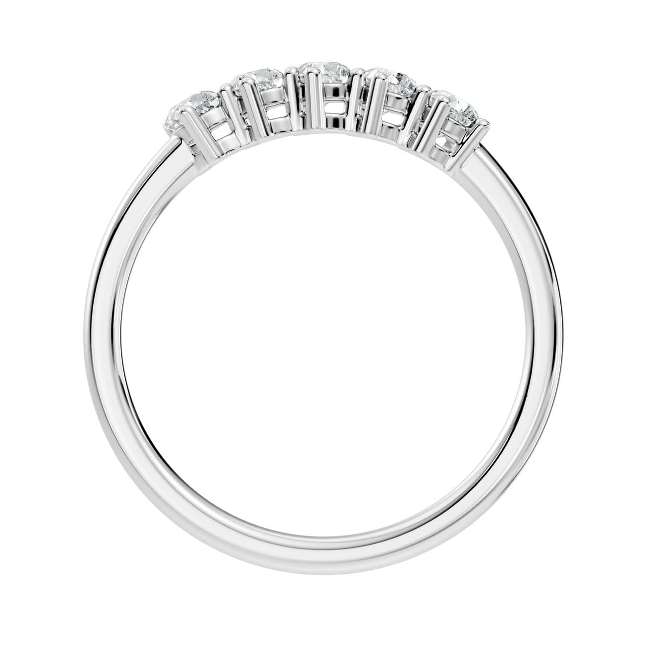 .50 Ct. Pear Cut Diamond Five-Stone Ring (18-d) 11