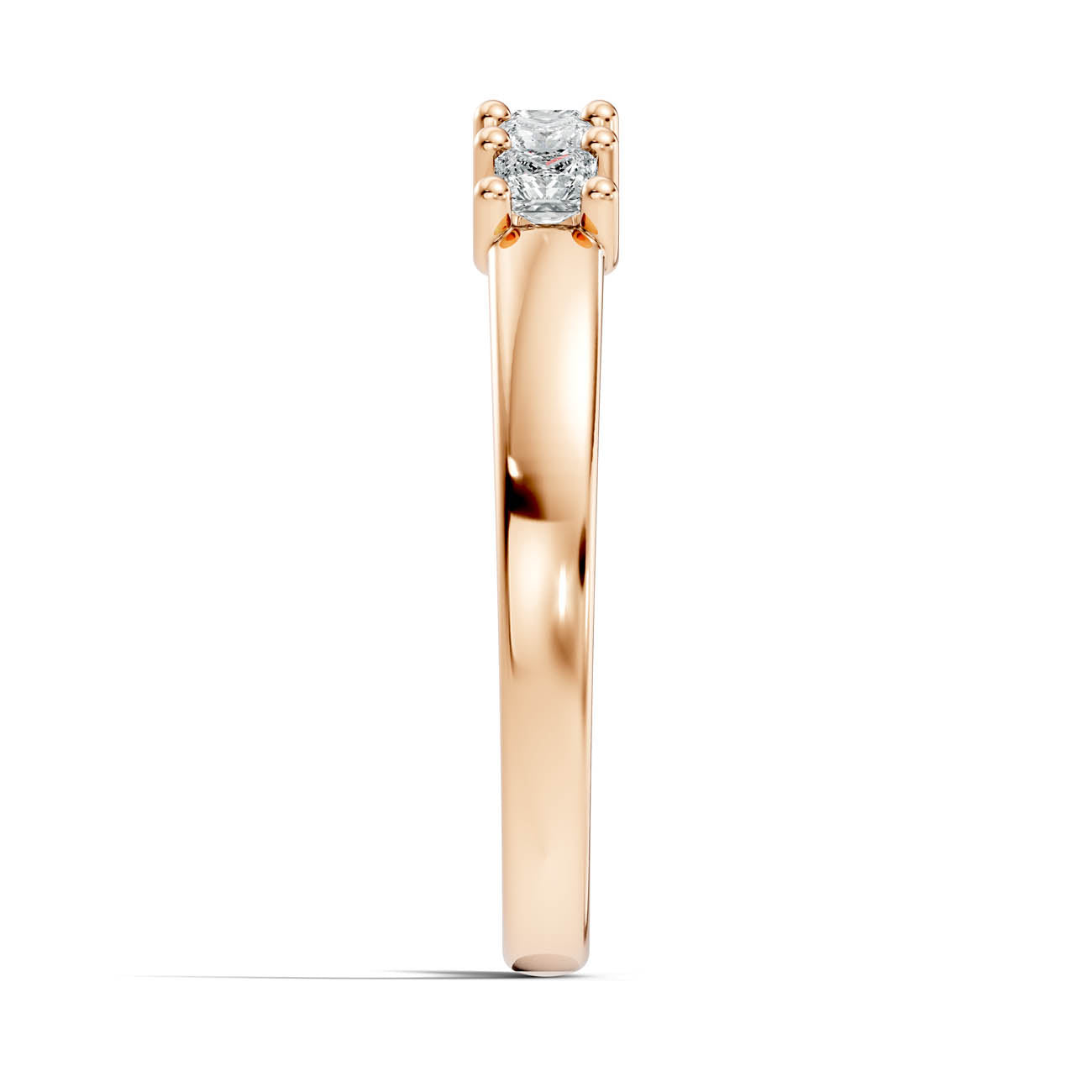 .50 Ct. Princess Cut Diamond Five-Stone Ring (18-f) 8