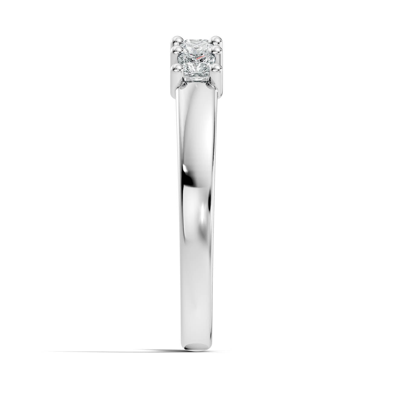 .50 Ct. Princess Cut Diamond Five-Stone Ring (18-f) 12