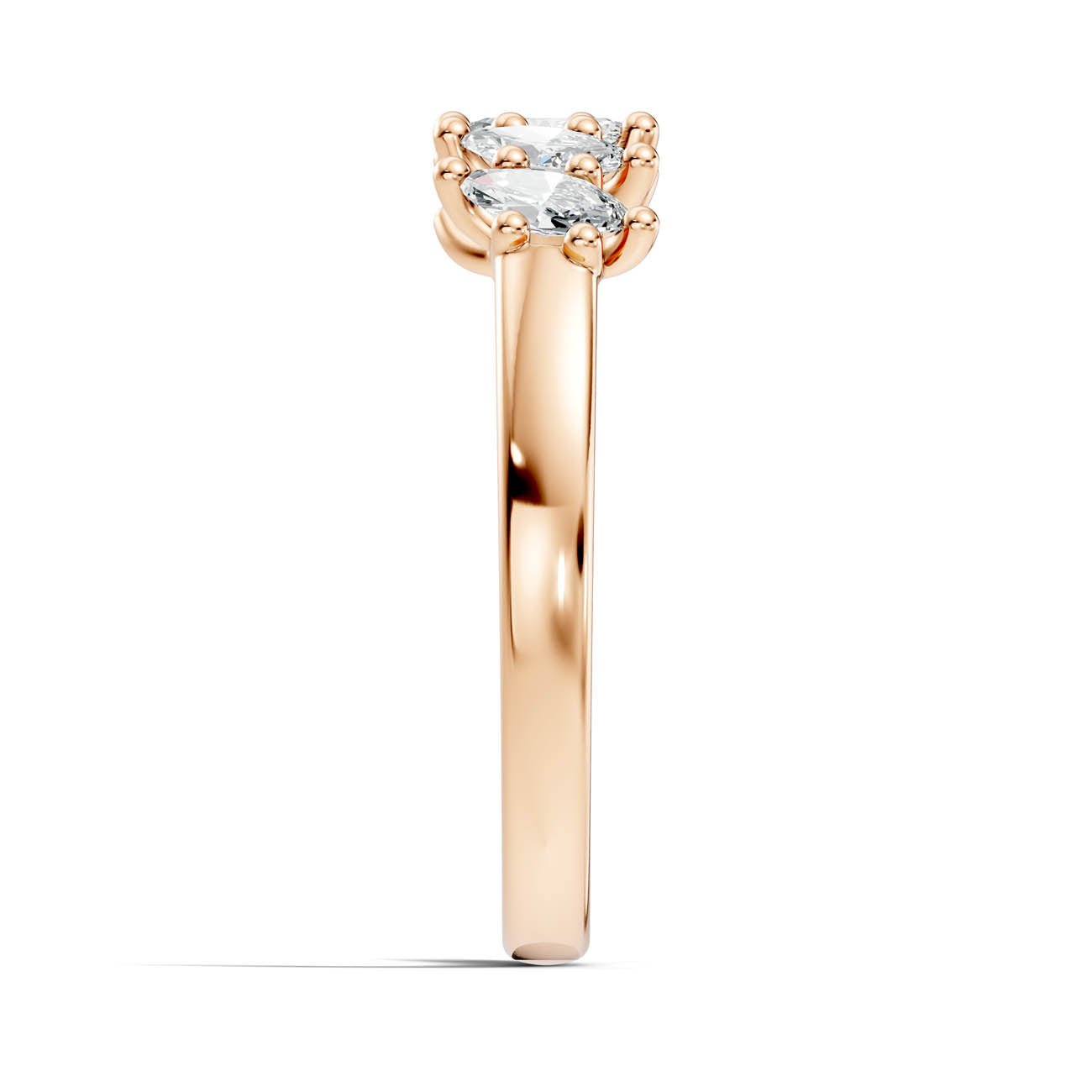 .50 Ct. Marquise Cut Diamond Five-Stone Ring (18-e) 8