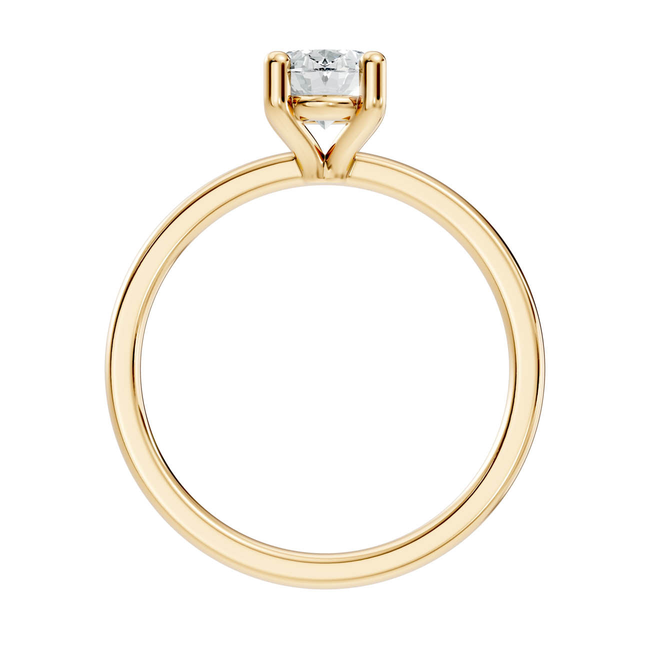 1.00 Ct. Oval Cut Diamond Solitaire Engagement Ring (21-b copy) 14