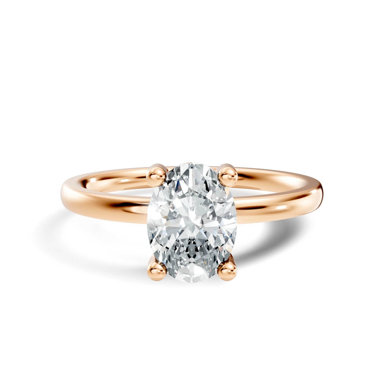 1.00 Ct. Oval Cut Diamond Solitaire Engagement Ring (21-b copy) 6