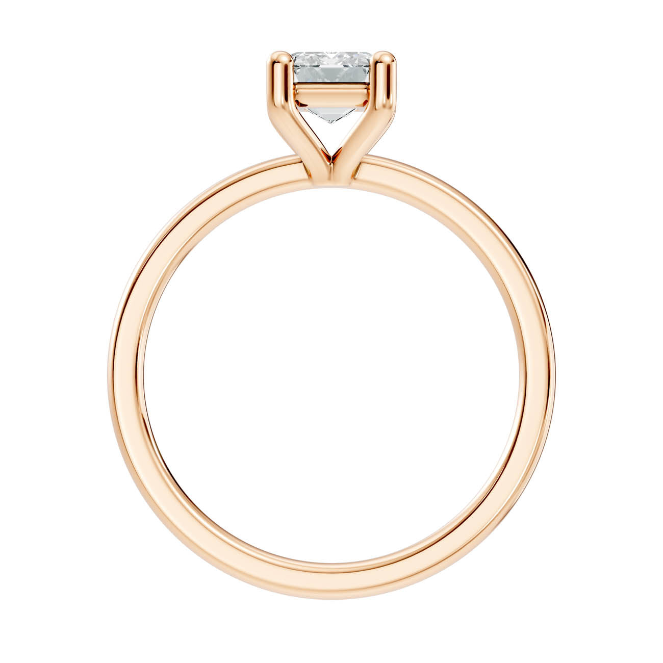 1.00 Ct. Emerald Cut Solitaire Engagement Ring (21-c copy) 5