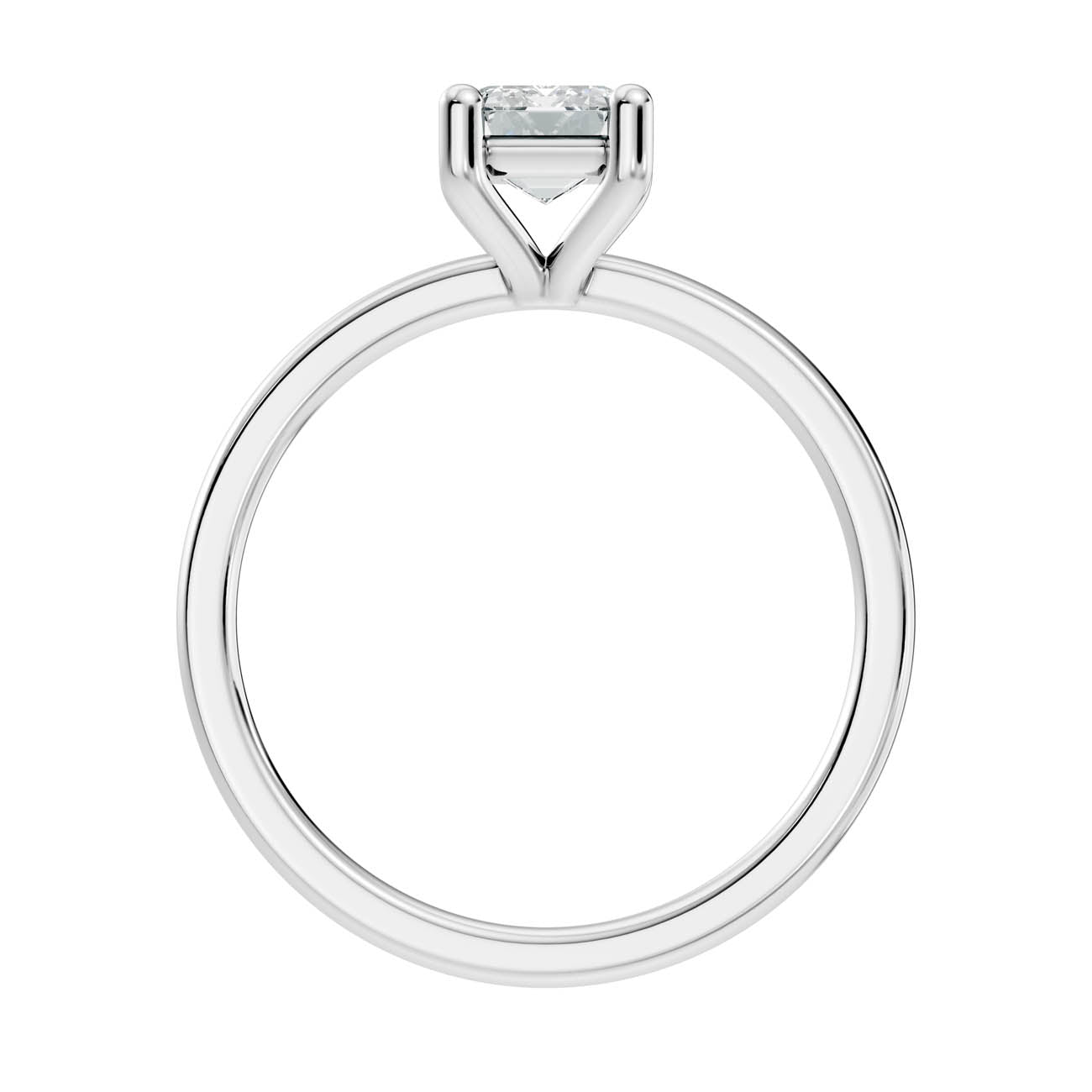 1.00 Ct. Emerald Cut Solitaire Engagement Ring (21-c copy) 11