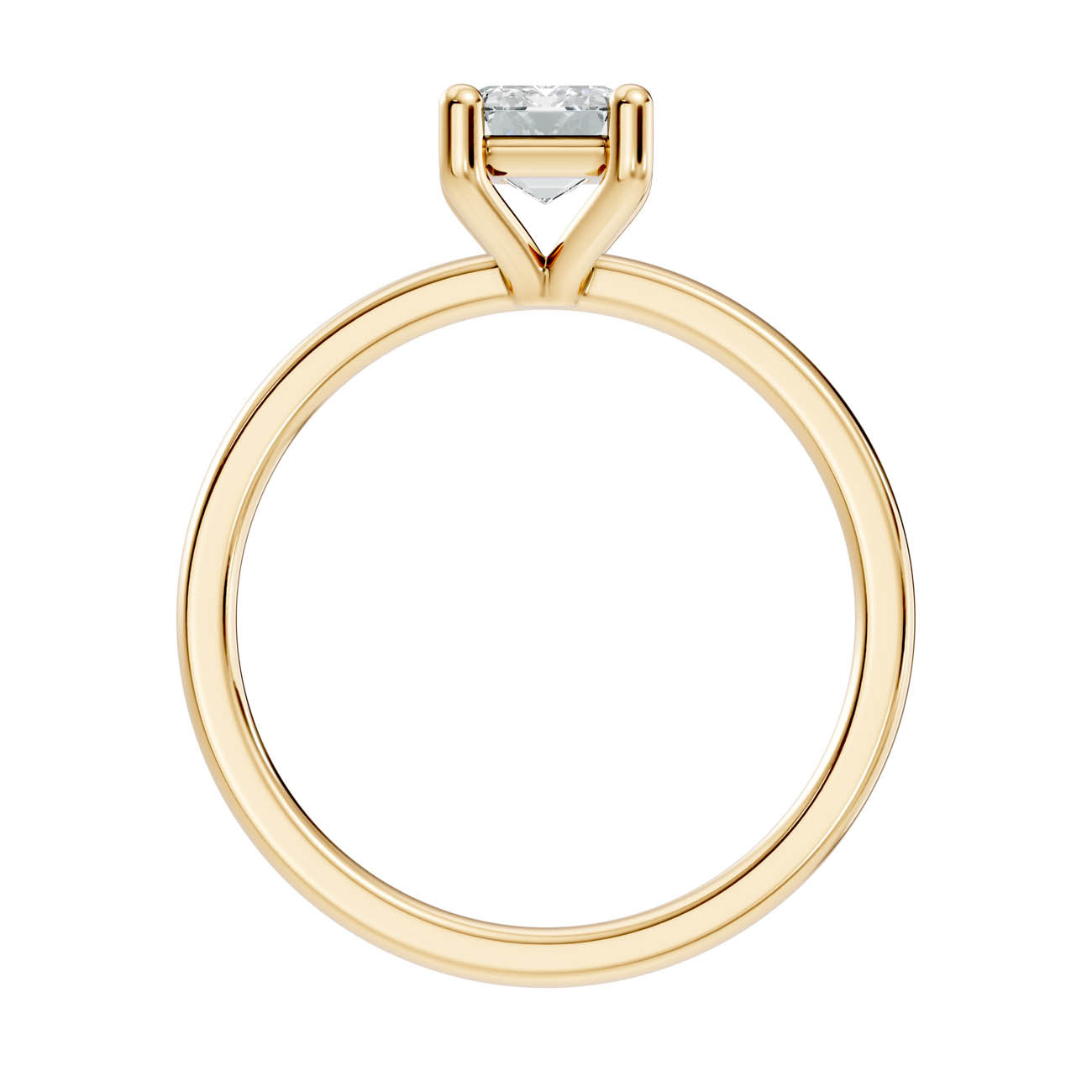 1.00 Ct. Emerald Cut Solitaire Engagement Ring (21-c copy) 14