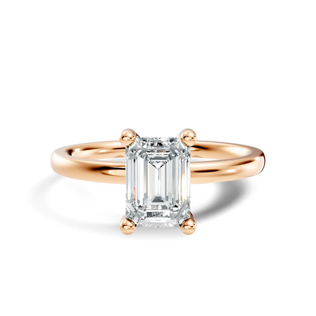 1.00 Ct. Emerald Cut Solitaire Engagement Ring (21-c copy) 6