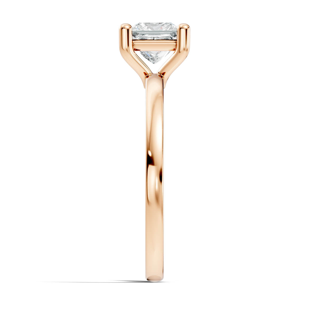 1.00 Ct. Princess Cut Diamond Solitaire Ring (21-e copy) 8