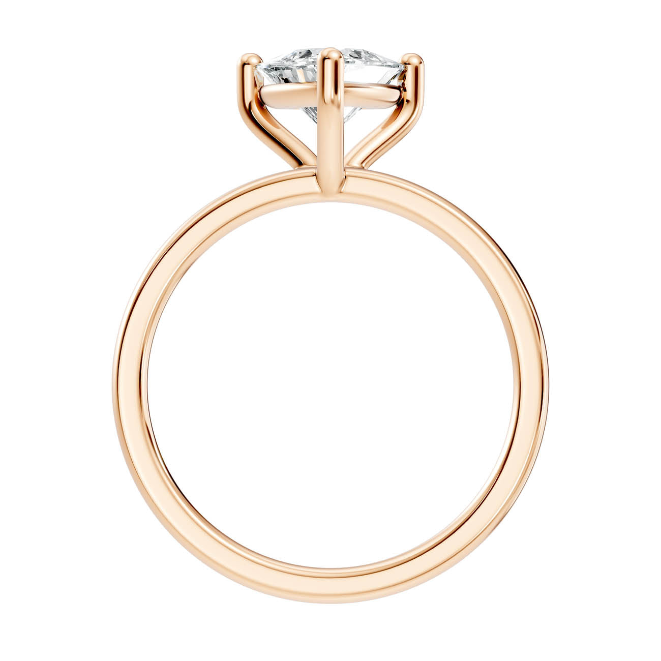 1.00 Ct. Trillion Cut Diamond Solitaire Ring with Three-Prong Setting (21-g copy) 5