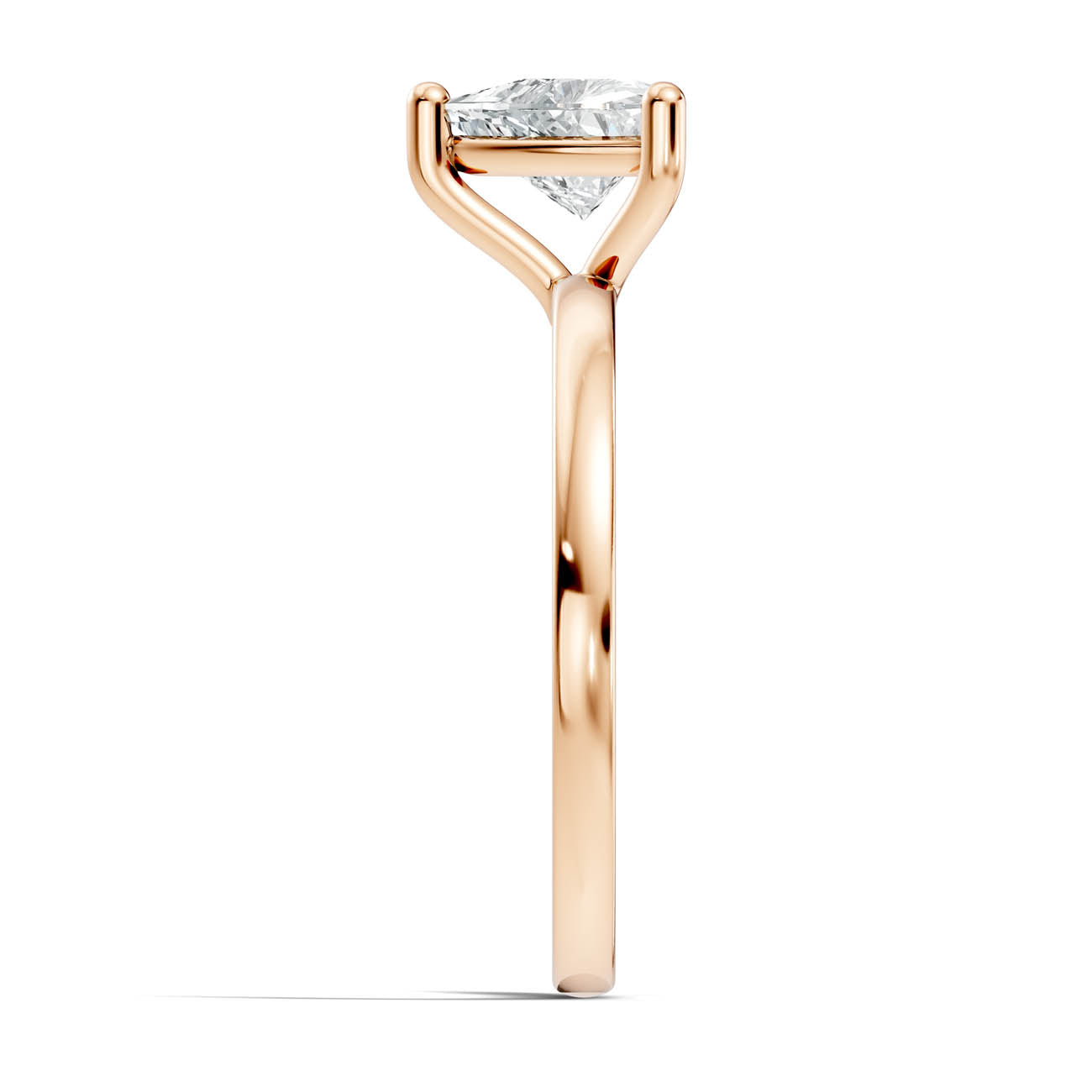 1.00 Ct. Trillion Cut Diamond Solitaire Ring with Three-Prong Setting (21-g copy) 8