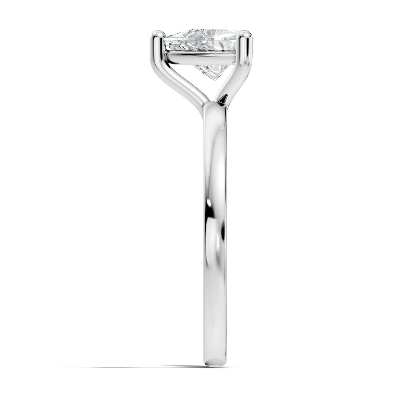 1.00 Ct. Trillion Cut Diamond Solitaire Ring with Three-Prong Setting (21-g copy) 12