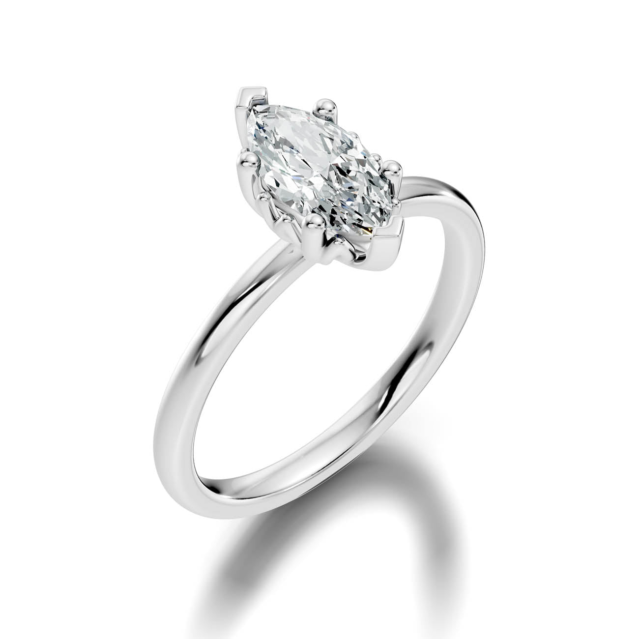 .50-1.50 Ct. Classic Marquise Diamond Solitaire Ring with Six-Prong Setting (ja13-d copy) 13