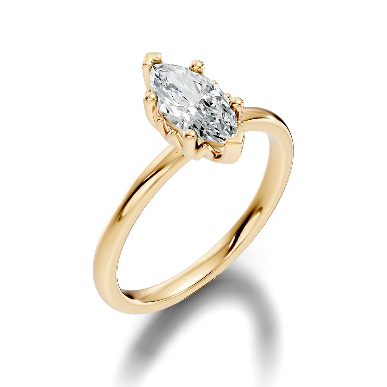 .50-1.50 Ct. Classic Marquise Diamond Solitaire Ring with Six-Prong Setting (ja13-d copy)