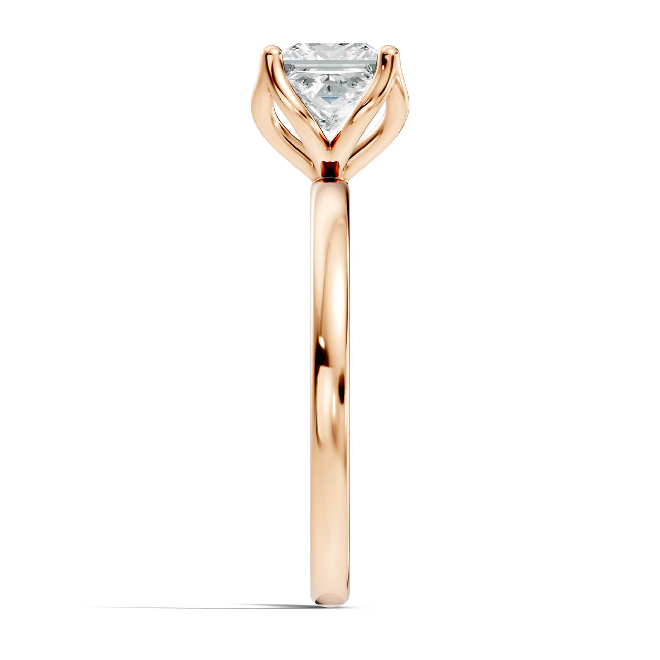 .50-1.50 Ct. Princess Cut Diamond Solitaire Ring with Four-Prong Setting (ja14-b copy) 8