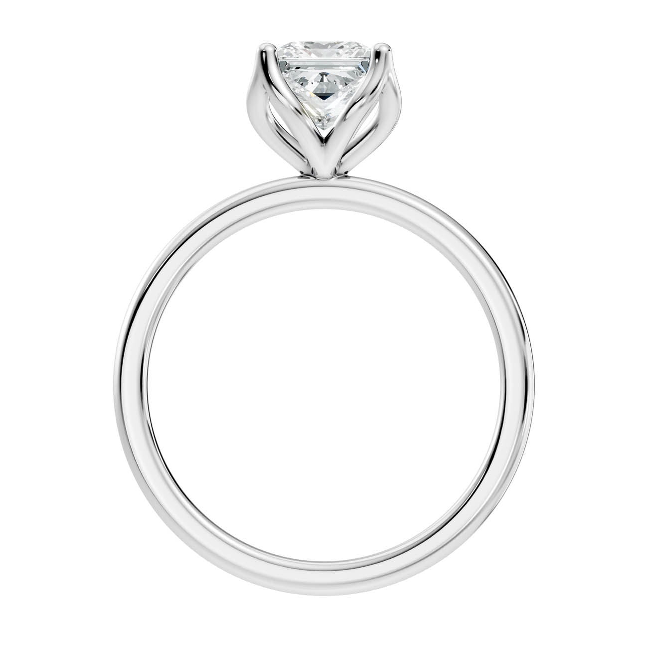 .50-1.50 Ct. Princess Cut Diamond Solitaire Ring with Four-Prong Setting (ja14-b copy) 11