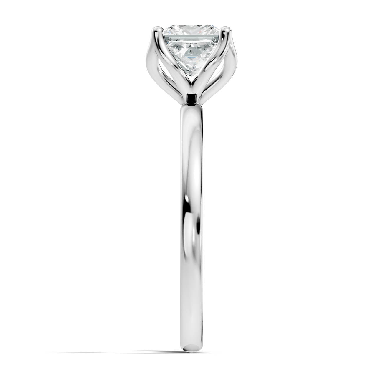 .50-1.50 Ct. Princess Cut Diamond Solitaire Ring with Four-Prong Setting (ja14-b copy) 12