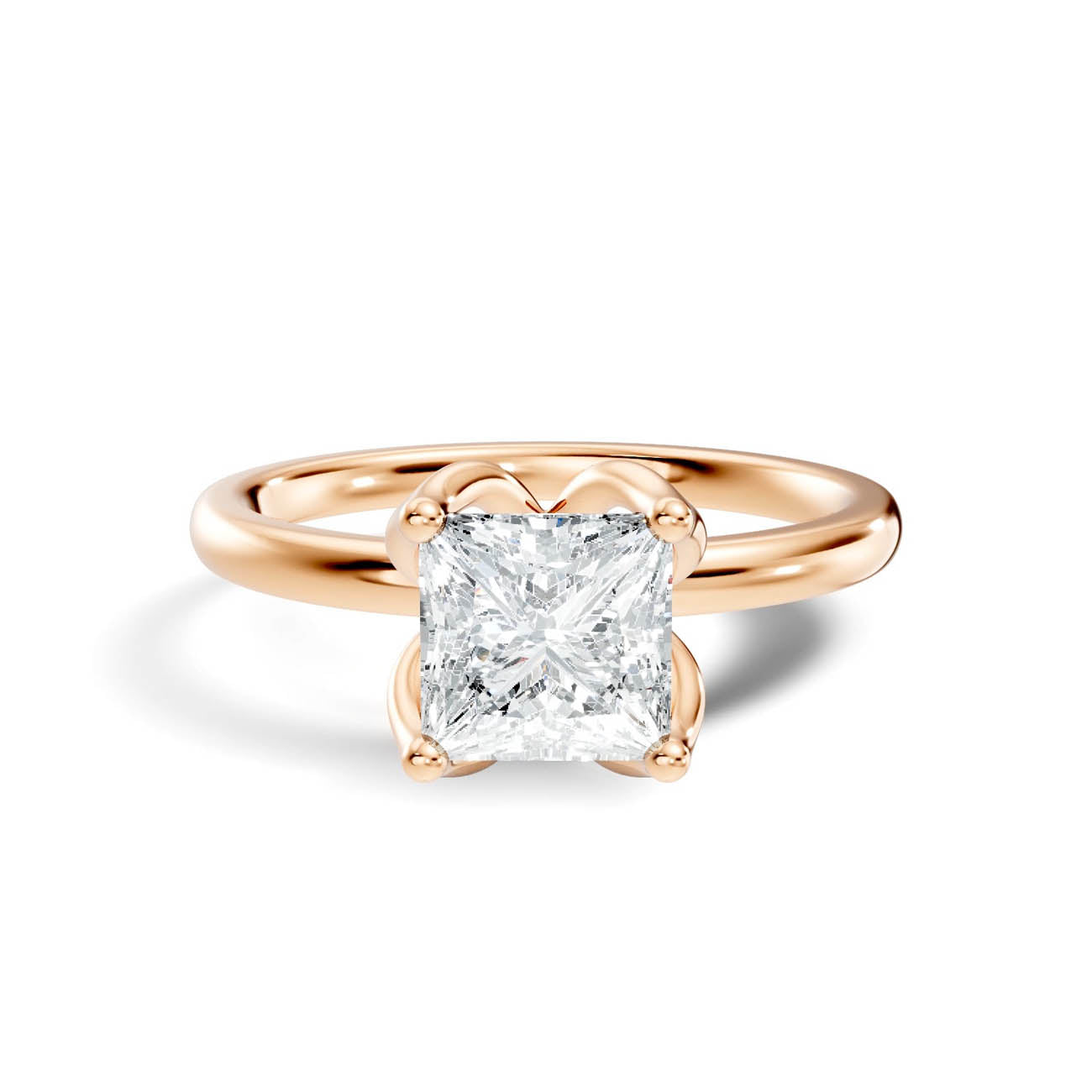 .50-1.50 Ct. Princess Cut Diamond Solitaire Ring with Four-Prong Setting (ja14-b copy) 6