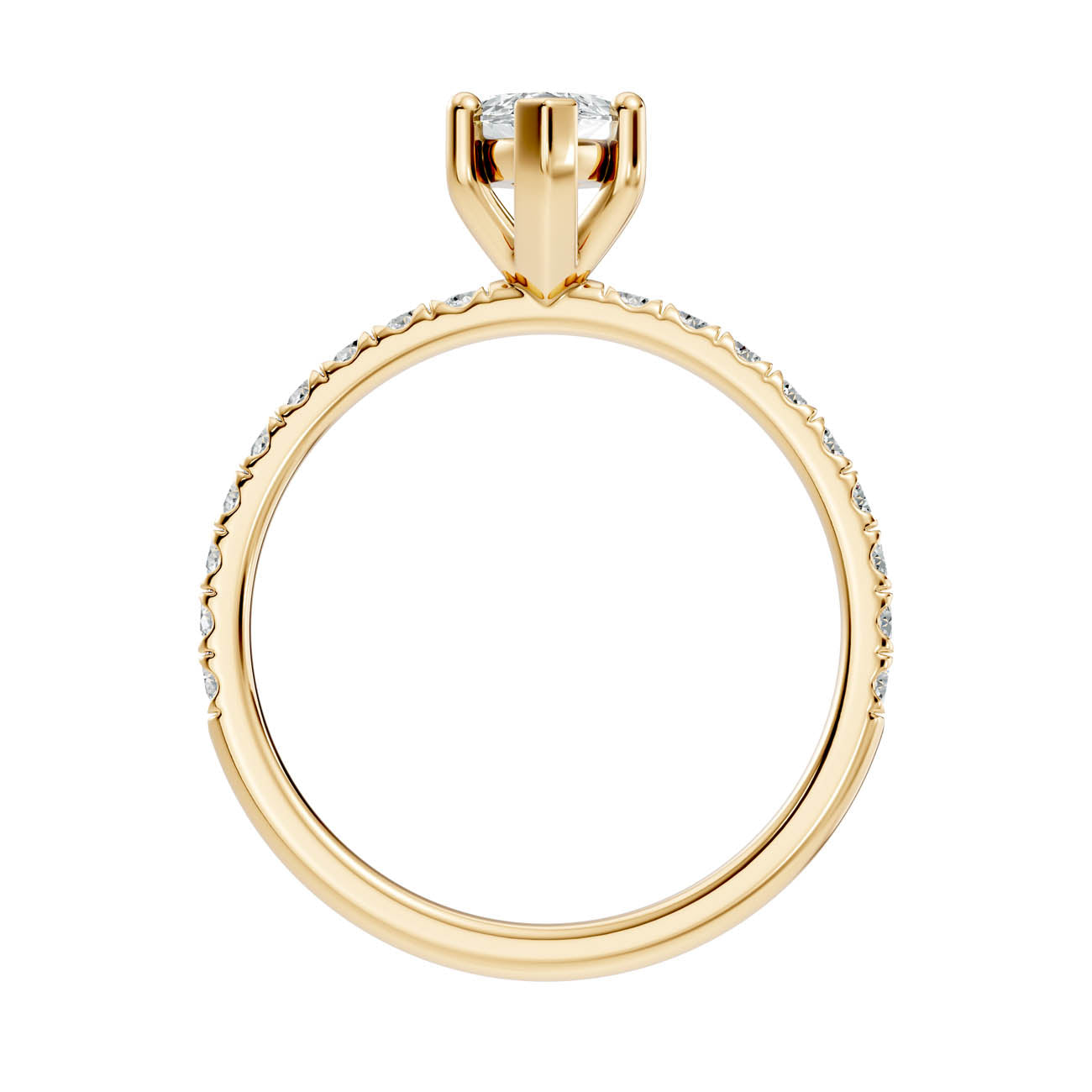 .50-1.50 Ct. Marquise Diamond Ring with Pavé Band (ja16-d) 13