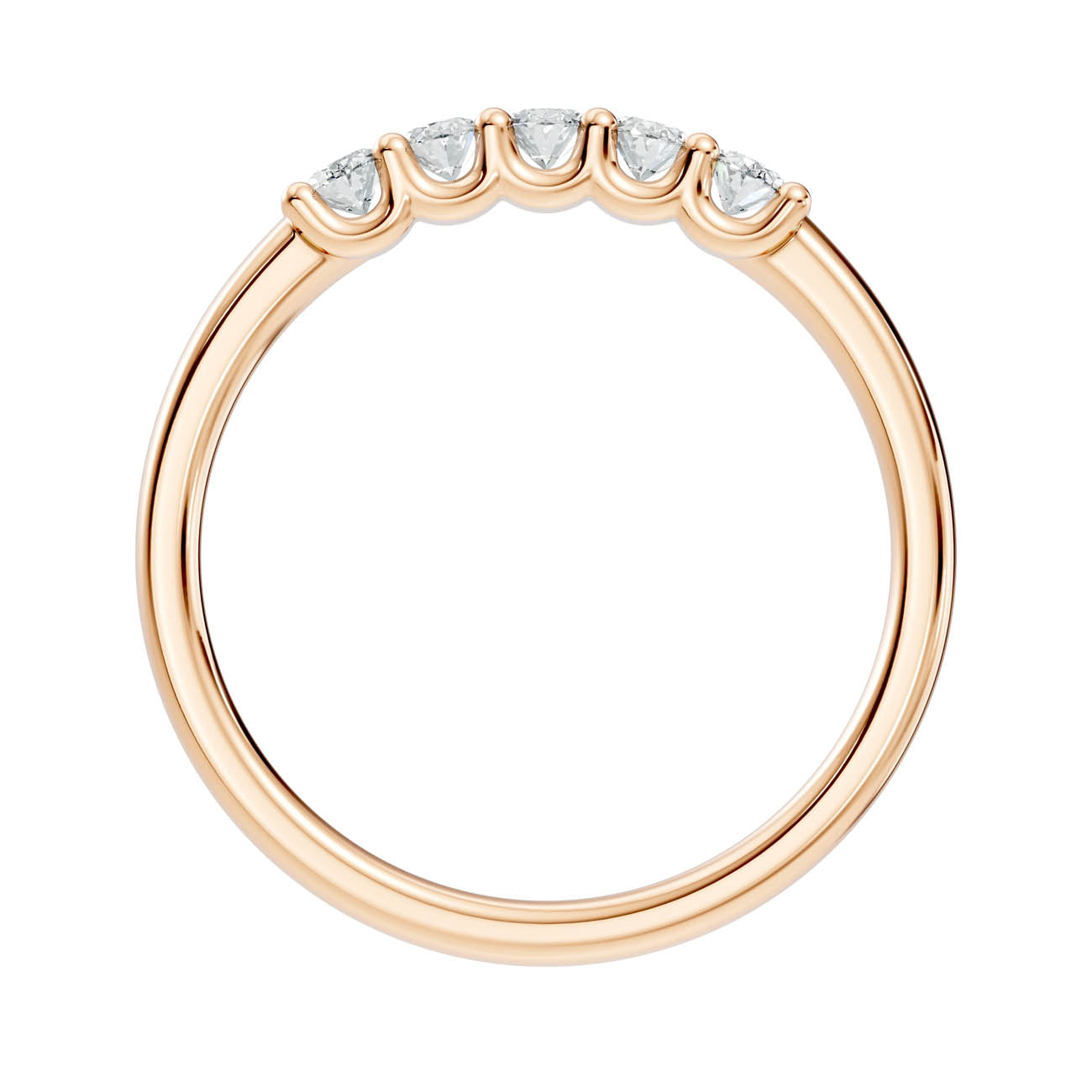 .50 Ct. Oval Diamond Five-Stone Ring (18-b) 5