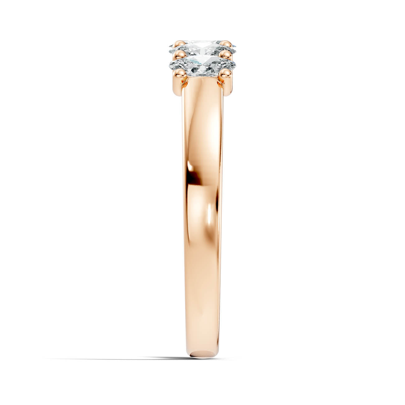 .50 Ct. Oval Diamond Five-Stone Ring (18-b) 8
