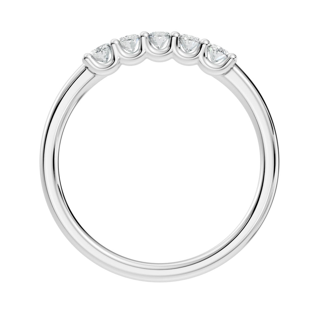 .50 Ct. Oval Diamond Five-Stone Ring (18-b) 11