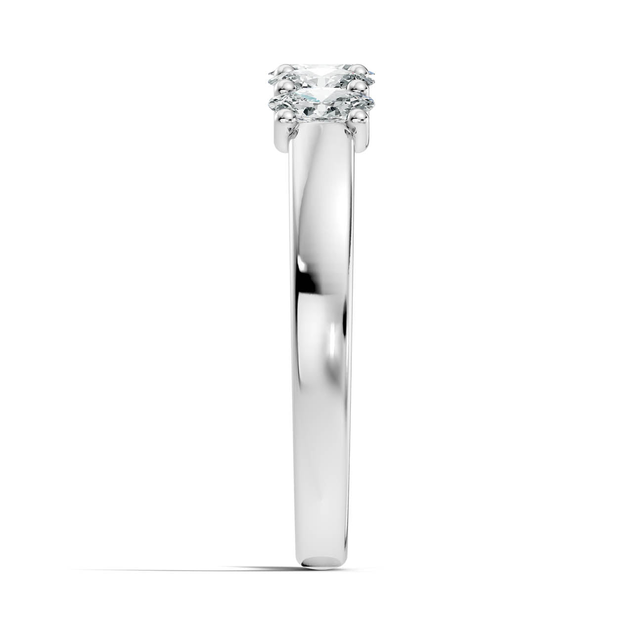 .50 Ct. Oval Diamond Five-Stone Ring (18-b) 12