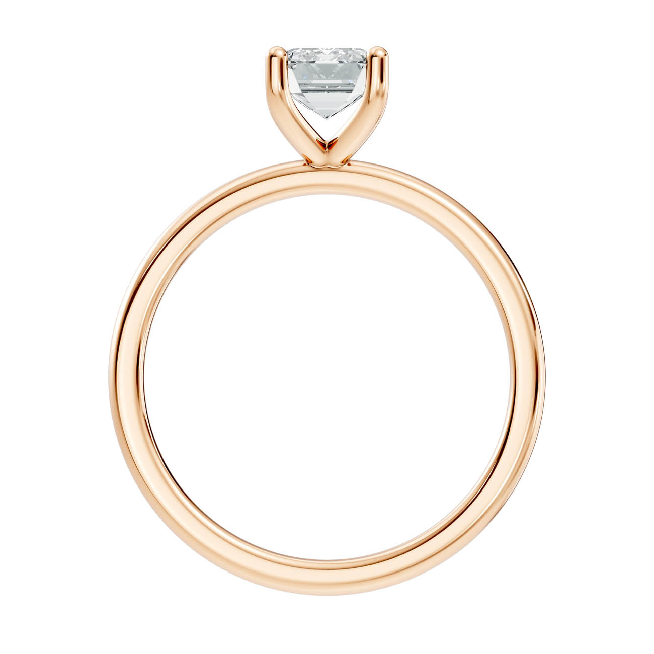 .50-1.50 Ct. Emerald-Cut Diamond Solitaire Ring with Four-Prong Setting (ja11-b copy) 5