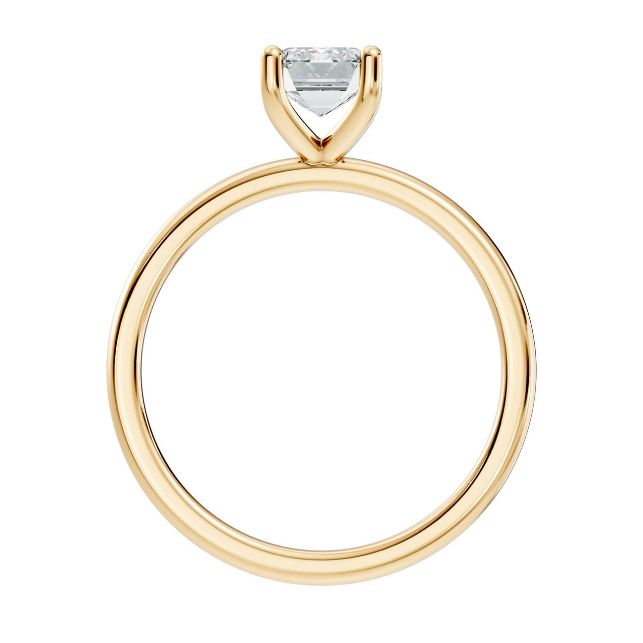 .50-1.50 Ct. Emerald-Cut Diamond Solitaire Ring with Four-Prong Setting (ja11-b copy) 14