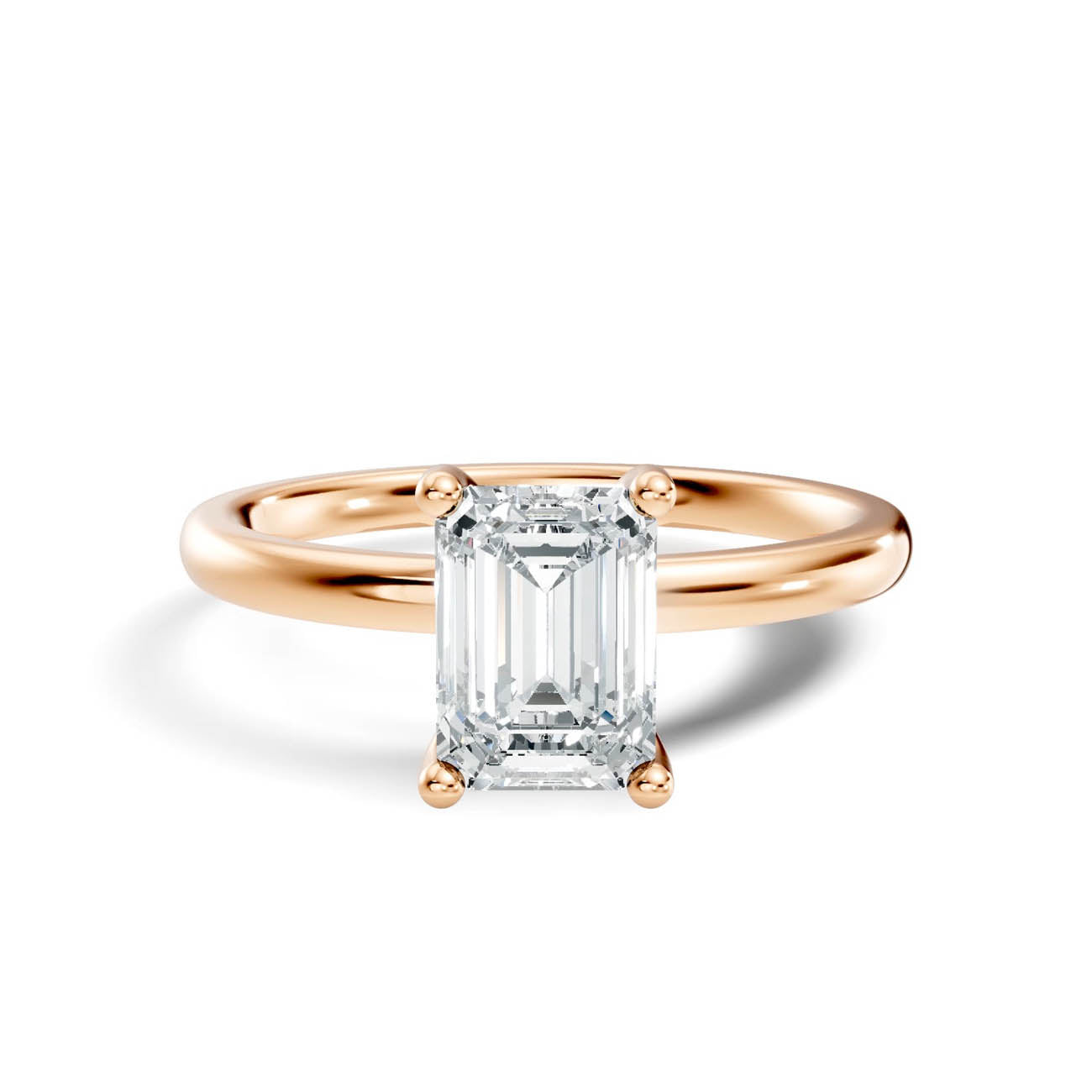 .50-1.50 Ct. Emerald-Cut Diamond Solitaire Ring with Four-Prong Setting (ja11-b copy) 6