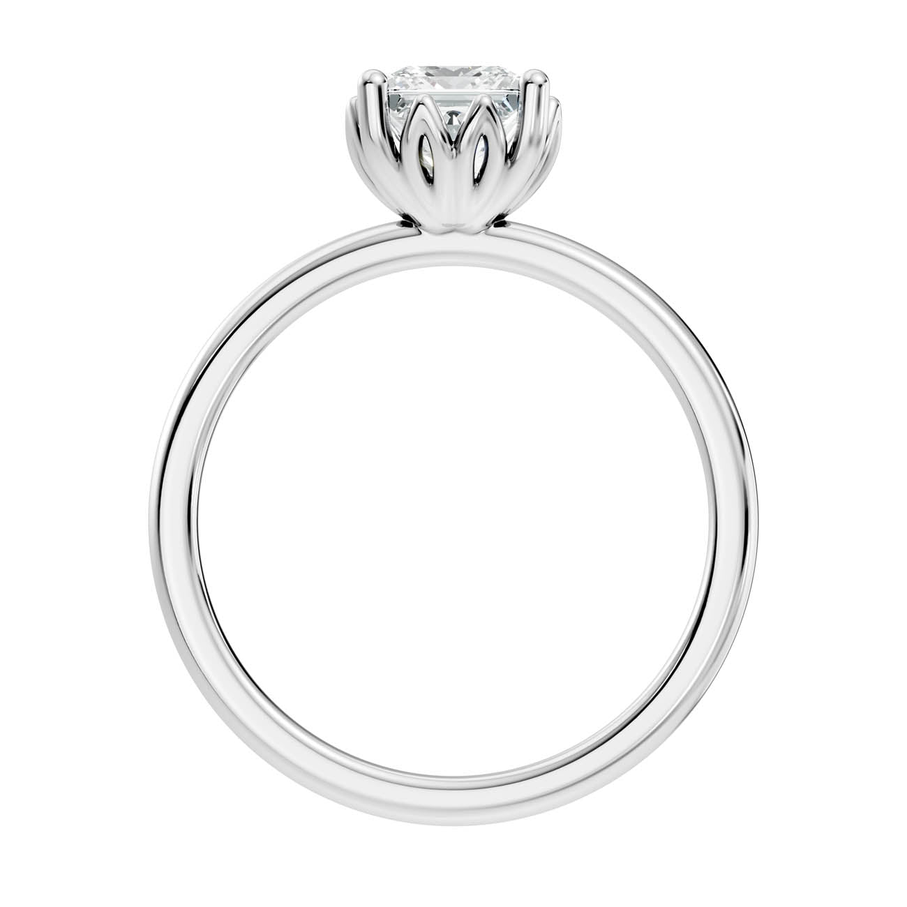 .50-1.50 Ct. Princess Cut Diamond Solitaire Ring with Prong Setting (ja13-b copy) 11