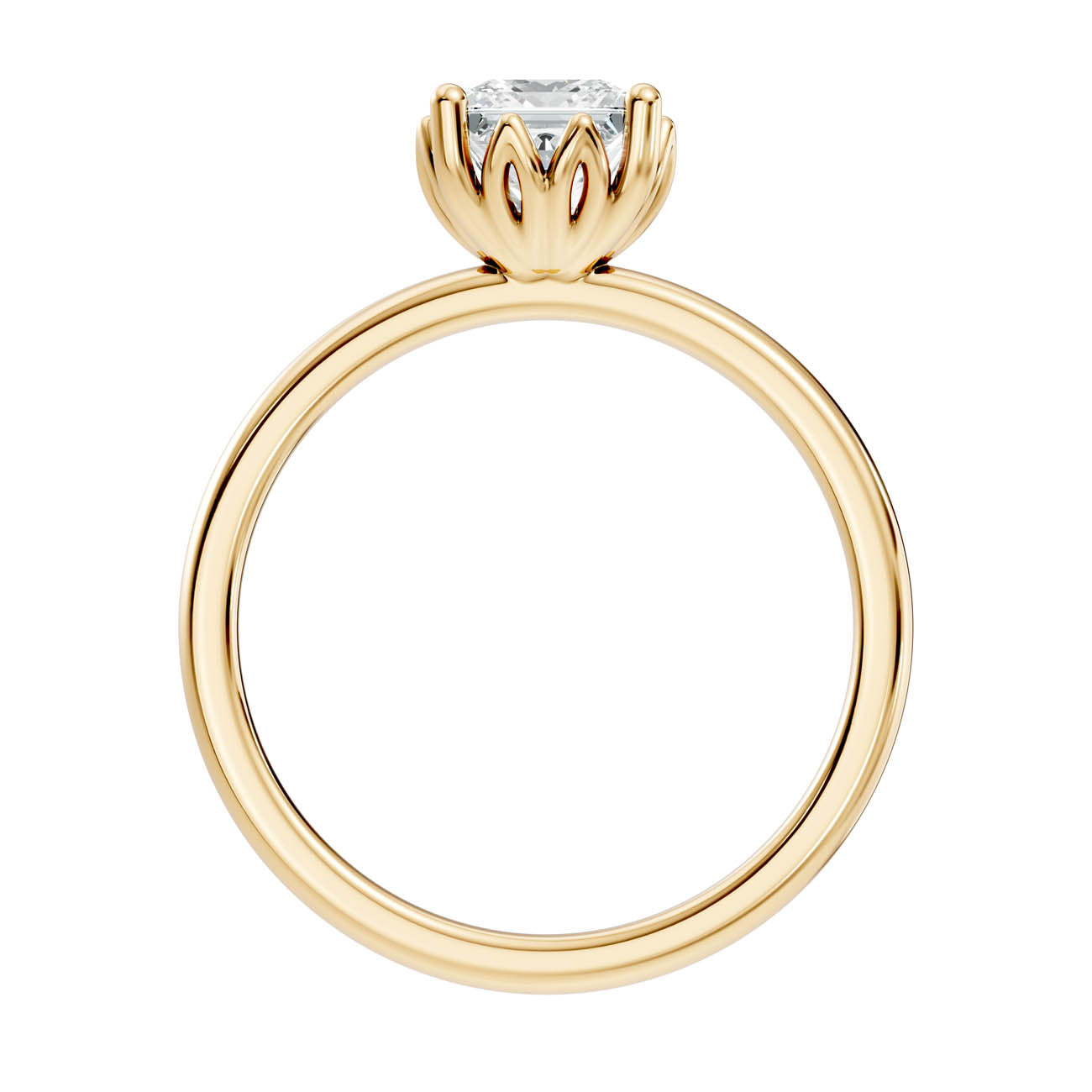 .50-1.50 Ct. Princess Cut Diamond Solitaire Ring with Prong Setting (ja13-b copy) 5