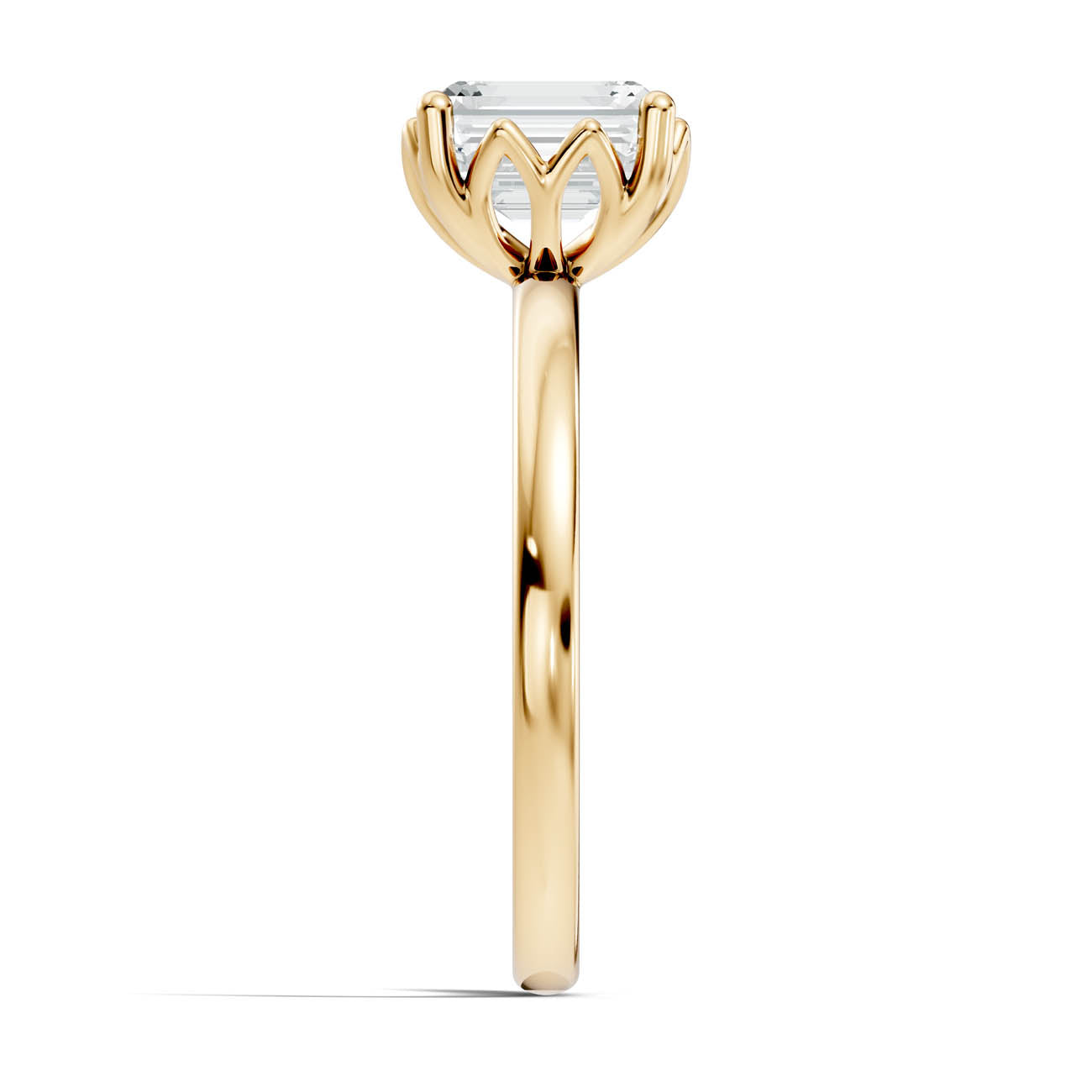 .50-1.50 Ct. Classic Emerald-Cut Diamond Solitaire Ring with Eight-Prong Setting (ja13-c copy) 15