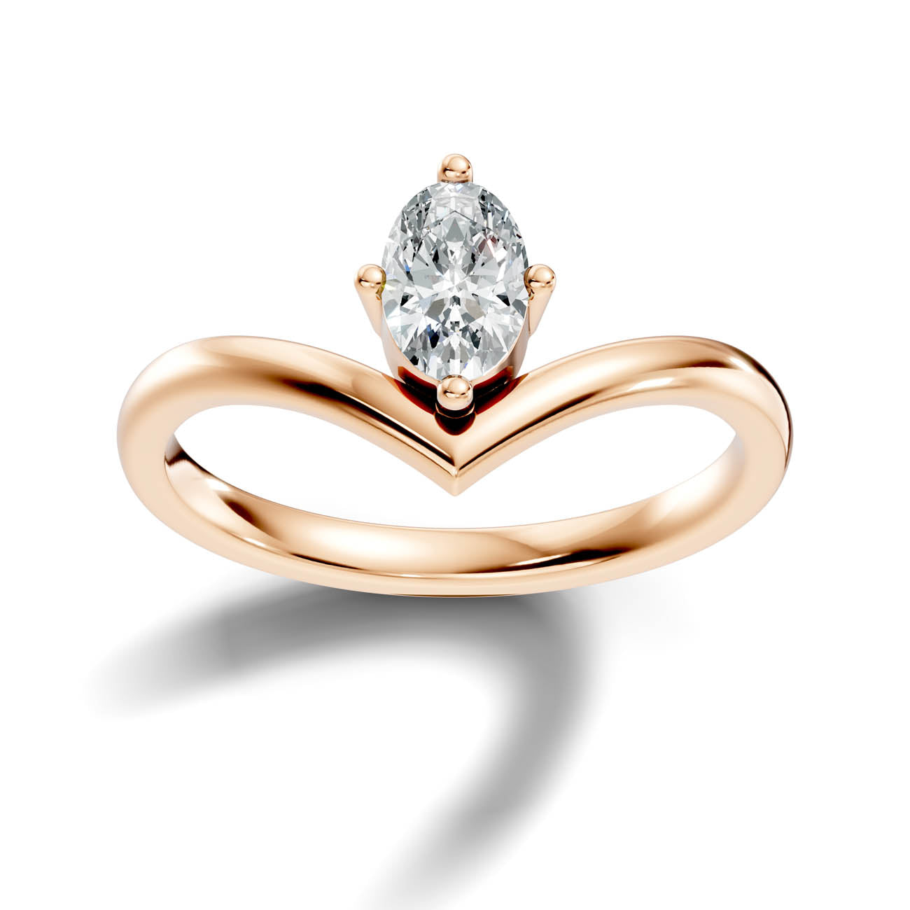 .50 Ct. Oval Cut Diamond Chevron Ring (20-b copy) 7