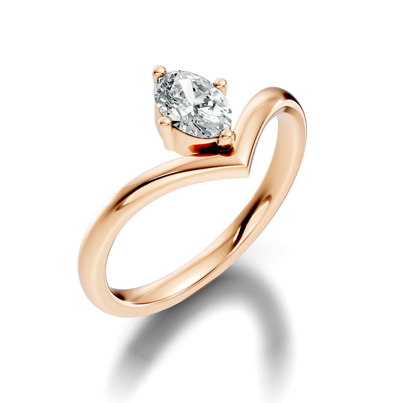 .50 Ct. Oval Cut Diamond Chevron Ring (20-b copy) 9