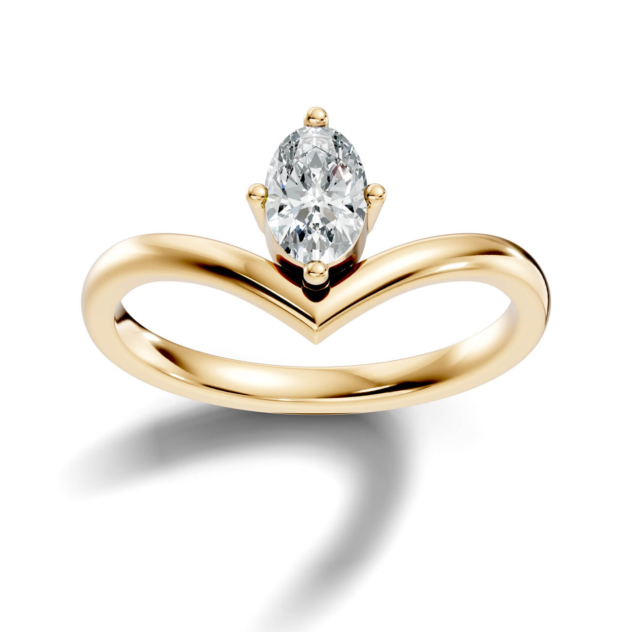 .50 Ct. Oval Cut Diamond Chevron Ring (20-b copy) 4