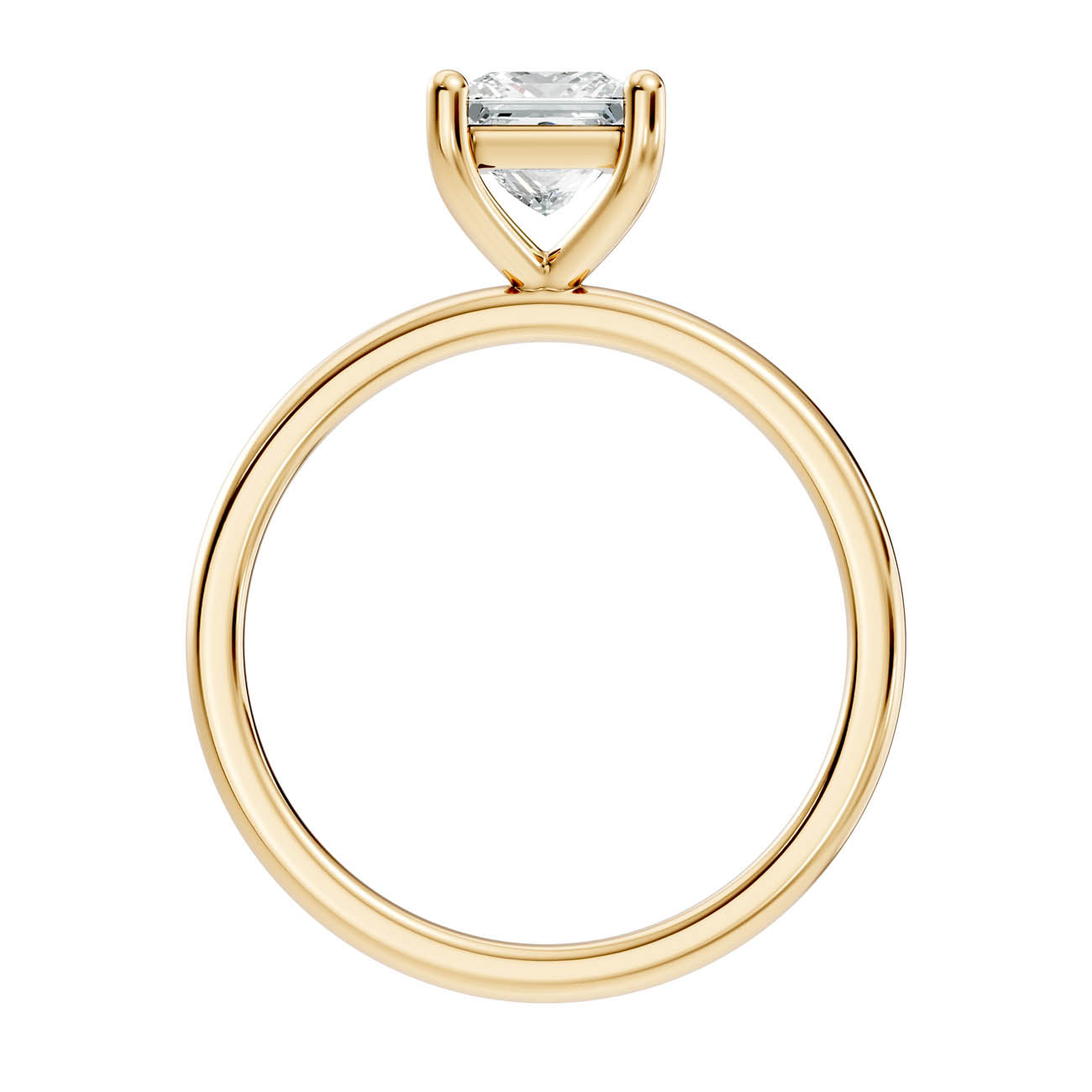 .50-1.50 Ct. Classic Princess-Cut Diamond Solitaire Ring with Four-Prong Setting (ja16-b copy) 13