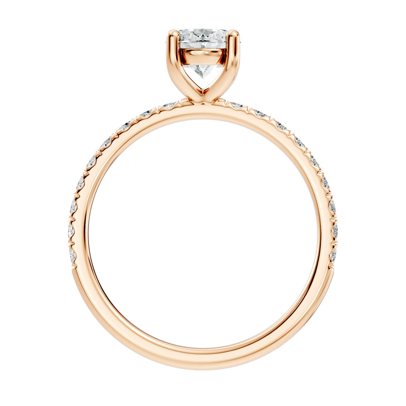 .50-1.50 Ct. Oval Diamond Ring with Diamond Band (ja16-e) 4