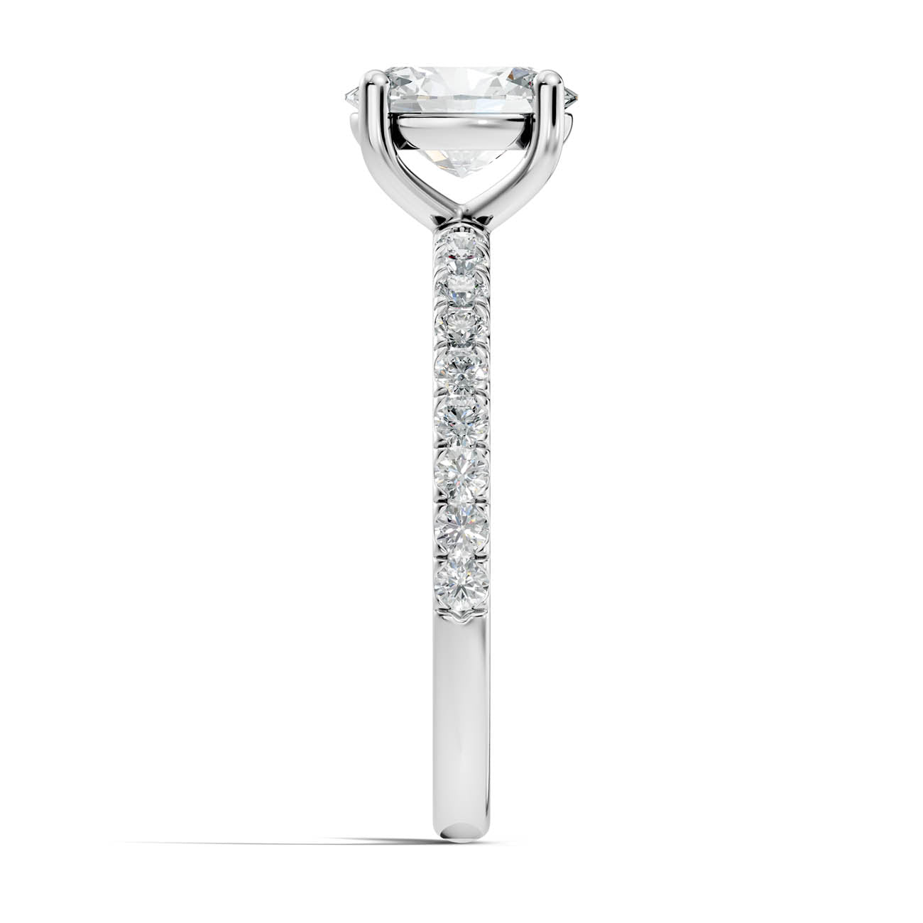 .50-1.50 Ct. Oval Diamond Ring with Diamond Band (ja16-e) 10