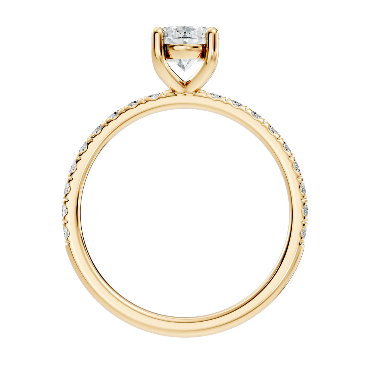 .50-1.50 Ct. Oval Diamond Ring with Diamond Band (ja16-e) 13
